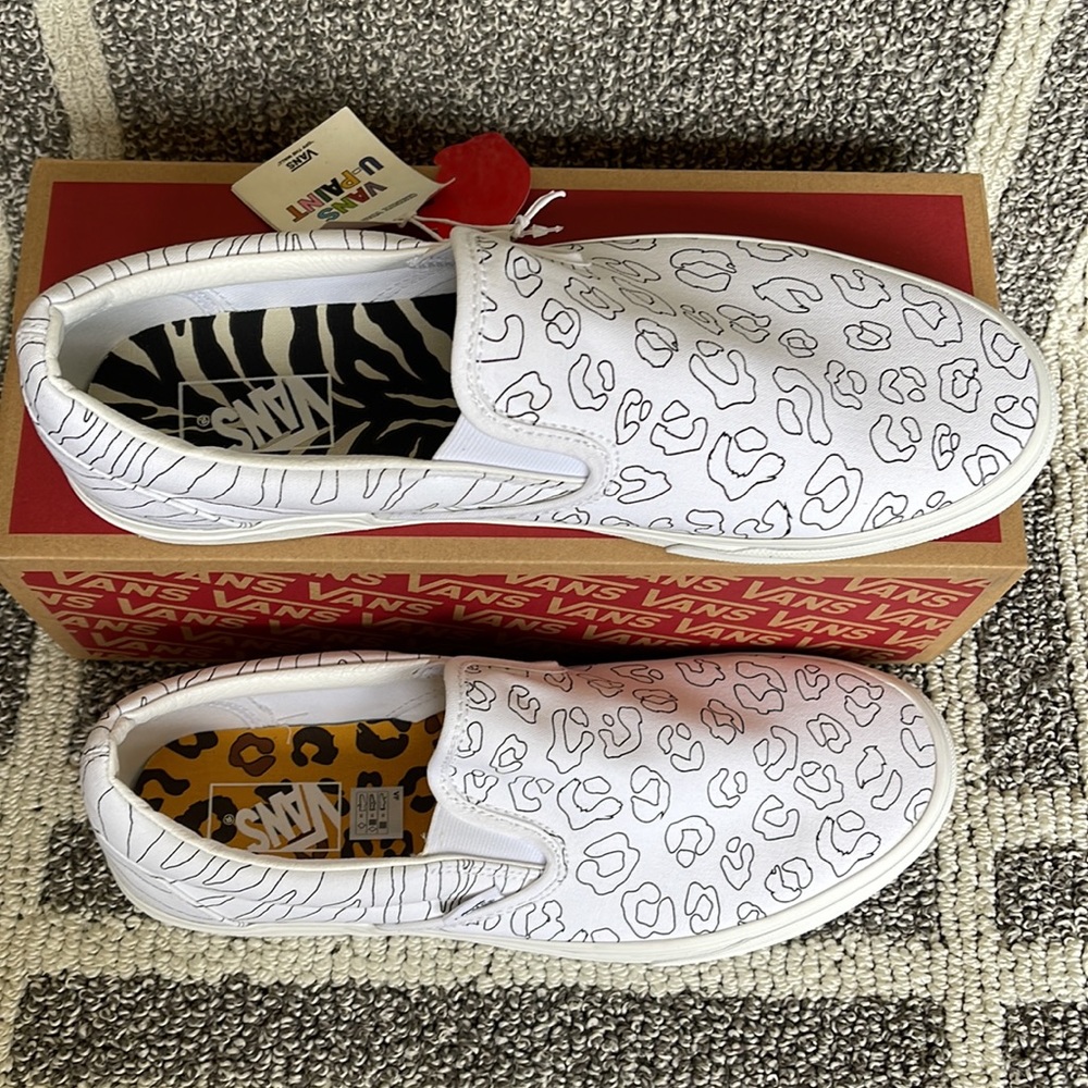 Vans Classic Slip-On U-Paint Leopard/Zebra WMNS - Picture 5 of 16